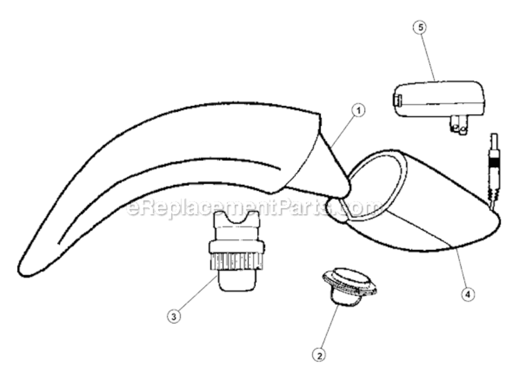 Page A Diagram and Parts List for M0201 SLV Dirt Devil Hand Vacuum